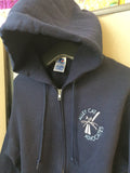 Alley Cat Advocates Embroidered Logo Zip-up Hoodie Port and Company Classic